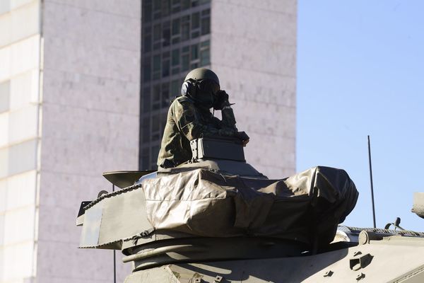 Desfile Militar em frente ao Congresso por Pedro França/Agência Senado