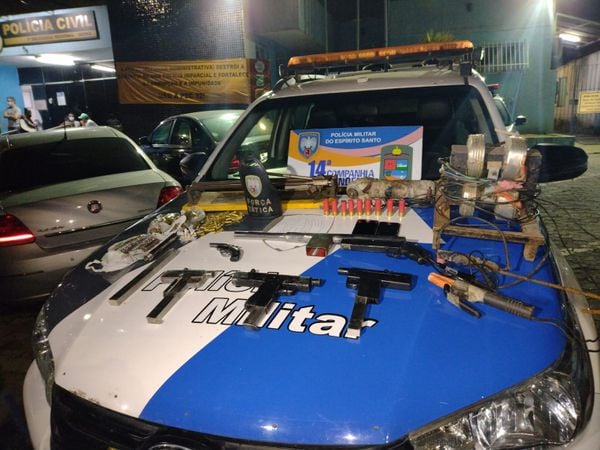 A polícia encontrou uma fábrica clandestina de armas de fogo na Serra