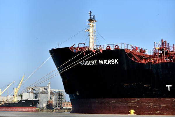 Após quarentena, navio Robert Maersk deixou o Porto de Vitória no dia 12 de agosto de 2021 por Fernando Madeira