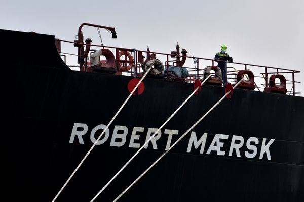 Após quarentena, navio Robert Maersk deixou o Porto de Vitória no dia 12 de agosto de 2021 por Fernando Madeira