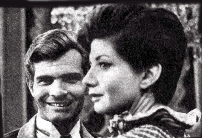 1966 -  Tarcísio meira e Gloria Menezes, na novela Almas de Pedra (1966) 