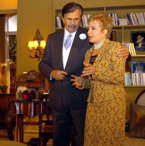 2006 - A biblioteca da casa de Tide (Tarcísio Meira) e Lalinha (Glória Menezes) em Páginas da Vida - Editoria: Revista da TV - Foto:  - por TV Globo/ Renato Rocha Miranda/Arquivo A Gazeta