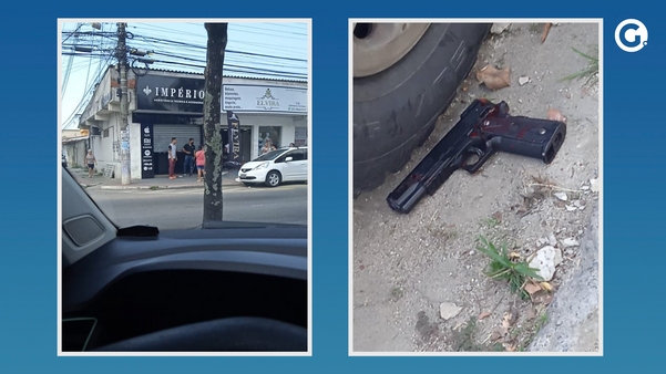 Arma usada pelo assaltante morto era falsa; o outro conseguiu fugir de Porto Canoa, na Serra