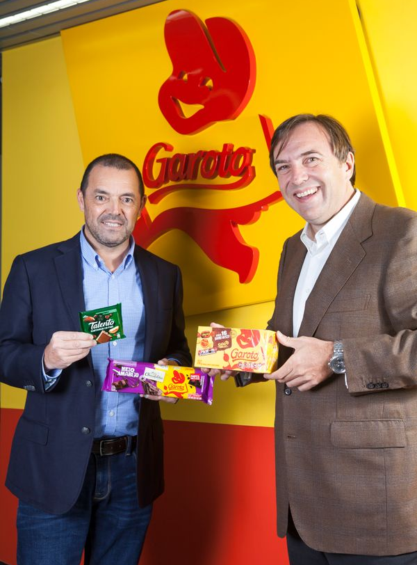 Patricio Torres e Liberato Milo, executivos da Nestlé/Garoto. Crédito: Nestlé/Divulgação