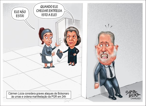 Ele não está