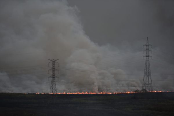 Incêndio atinge área de vegetação na Serra por Fernando Madeira