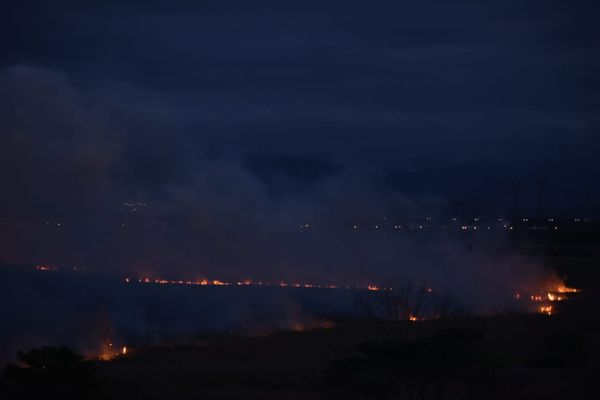 Incêndio atinge área de vegetação na Serra por Fernando Madeira