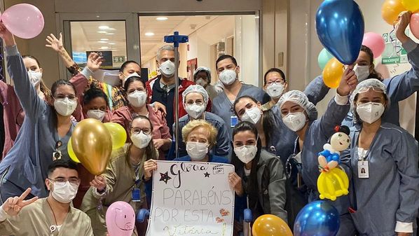 Atriz estava internada em São Paulo com covid-19 há dez dias