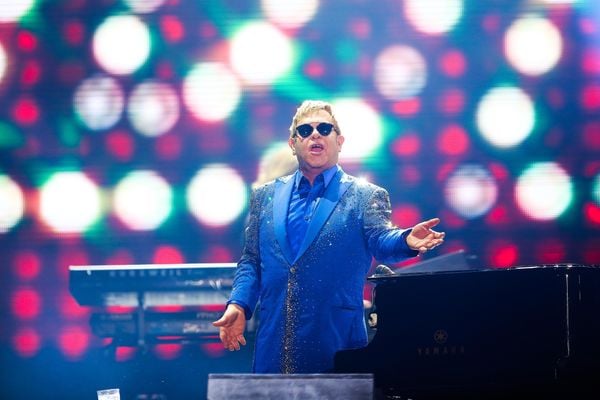 Elton John no terceiro dia do Rock in Rio 2015