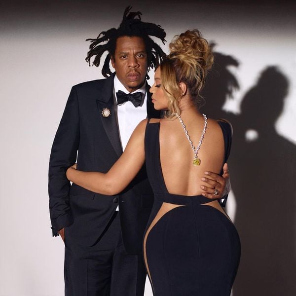 A cantora Beyoncé e o marido Jay-Z, na primeira campanha da Tiffany & Co. 