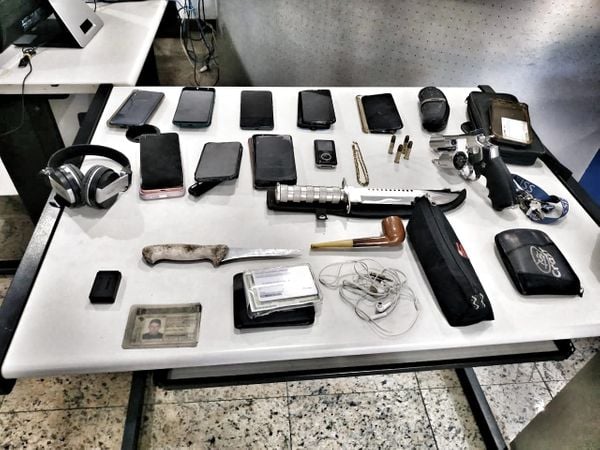 Com ajuda do rastreador GPS, a polícia recuperou nove celulares roubados na Serra