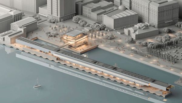 Perspectiva do Museu Marítimo, que será construído no Rio de Janeiro