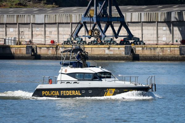 Agentes da Segurança americana visitaram a Polícia Federal capixaba por Vitor Jubini