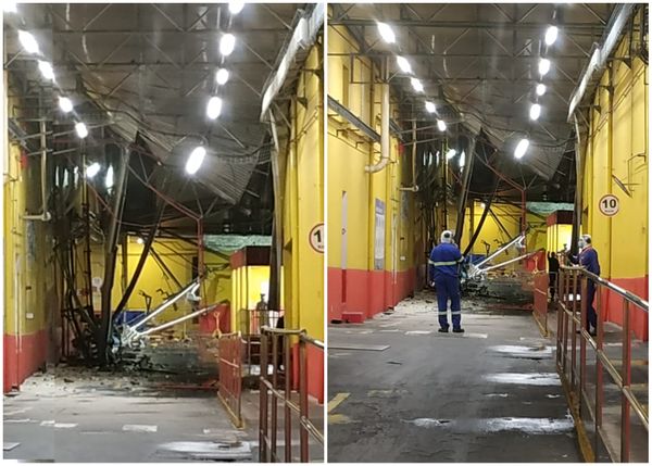 Rompimento de rack que sustentava tubulações causou queda de parte de estrutura da fábrica