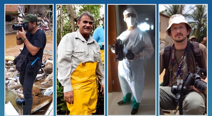 Neste 2 de setembro, os fotógrafos de A Gazeta Vitor Jubini, Fernando Madeira, Ricardo Medeiros e Carlos Alberto Silva relatam as coberturas importantes que fizeram