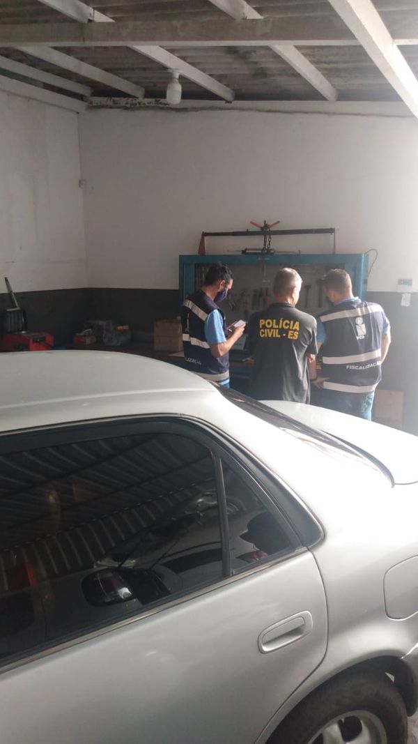 As empresas são suspeitas de serem responsáveis por instalar kit gás, sem autorização do Instituto Nacional de Metrologia, Qualidade e Tecnologia (Inmetro) por Polícia Civil | Divulgação