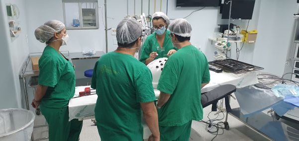 Treinamento em cirurgia robótica