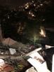 Laje de residência desabou no bairro Romão, em Vitória, na noite desta sexta-feira (3)(Divulgação | Corpo de Bombeiros)