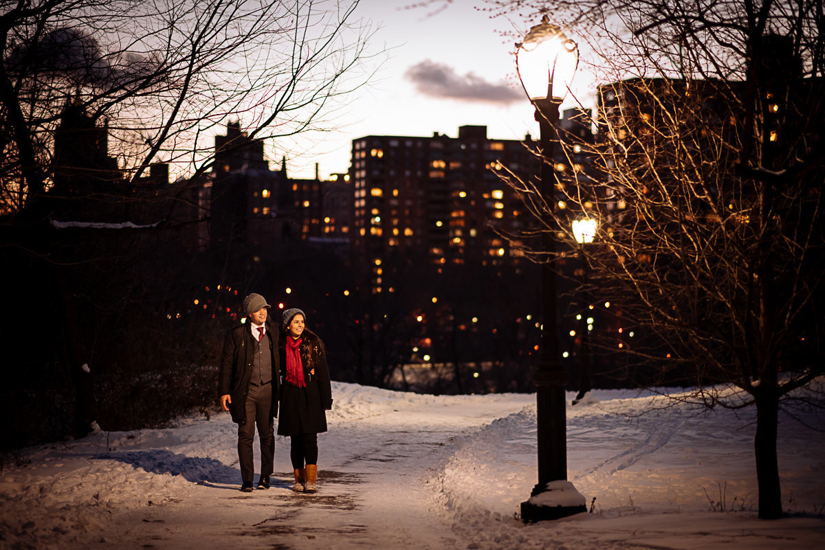 Mirella e Henrique parecem ter entrado em um filme, nas fotos que tem o cenário de Nova York (EUA) de fundo
