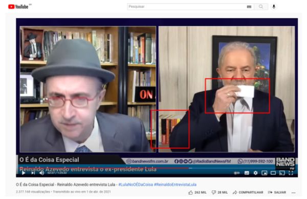 Passando a Limpo: É montagem vídeo em que aparece Reinaldo Azevedo fazendo duras críticas 