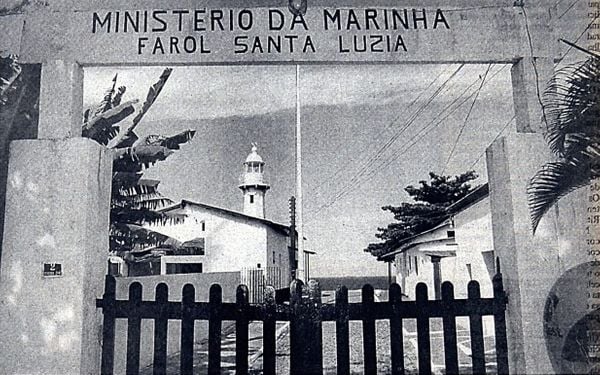 Registro do Farol de Santa Luzia em 1998