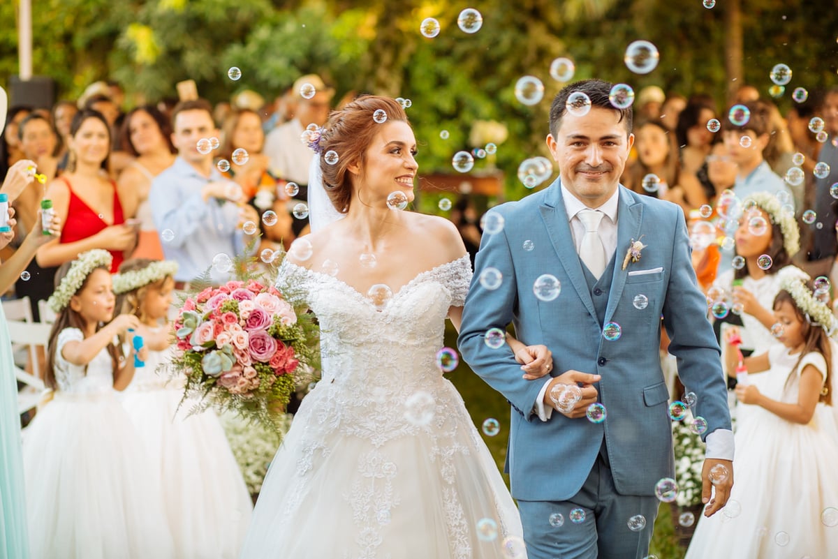 Rísia e Rafael se casaram em fevereiro do ano passado, na Serra