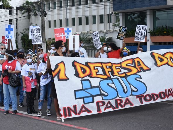 Grupo "Grito dos Excluídos" faz manifestação em Vitória por Carlos Alberto Silva