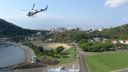 Helicópteros do Notaer sobrevoam orla da Grande Vitória(Notaer/Divulgação)