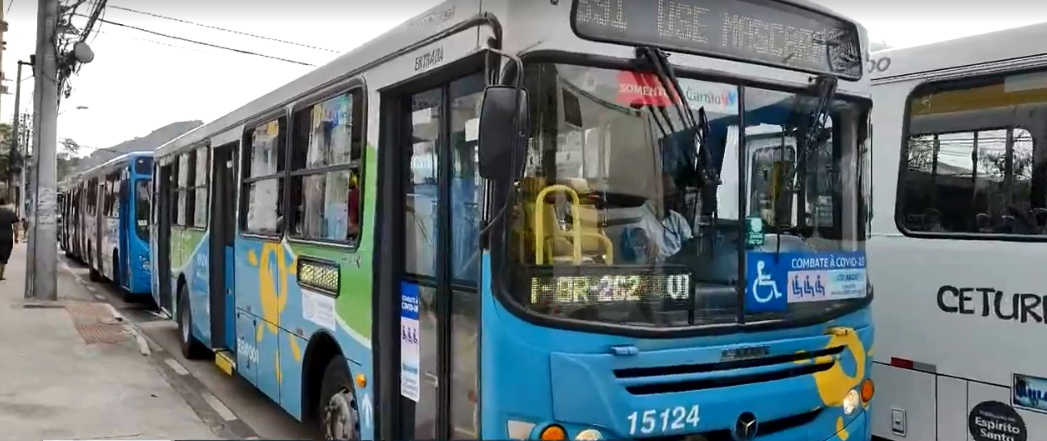 Sindicato dos Rodoviários faz protesto em Vitória por Ronaldo Rodrigues
