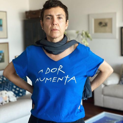 A cantora Adriana Calcanhotto fez um post das redes sociais comentando o boato de que namoraria  Maitê Proença