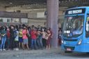 Após paralisação, Grande Vitória tem terminais e pontos de ônibus lotados nesta sexta-feira (10)(Fernando Madeira)