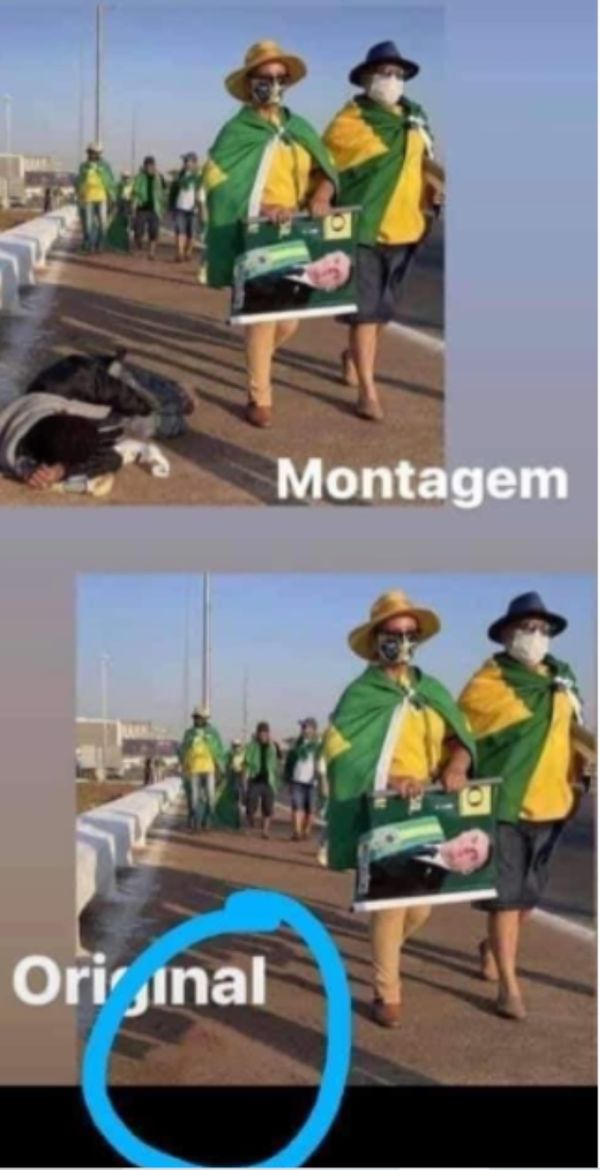 Passando a Limpo: Post usa montagem de foto no 7 de Setembro para atacar senador