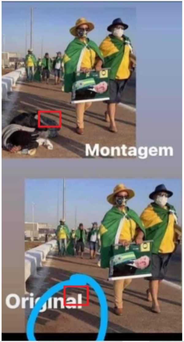 Passando a Limpo: Post usa montagem de foto no 7 de Setembro para atacar senador