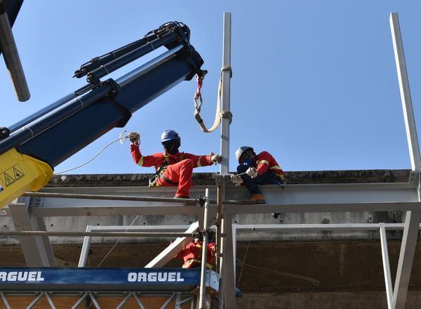 Obras na Terceira Ponte, em Vitória por Fernando Madeira
