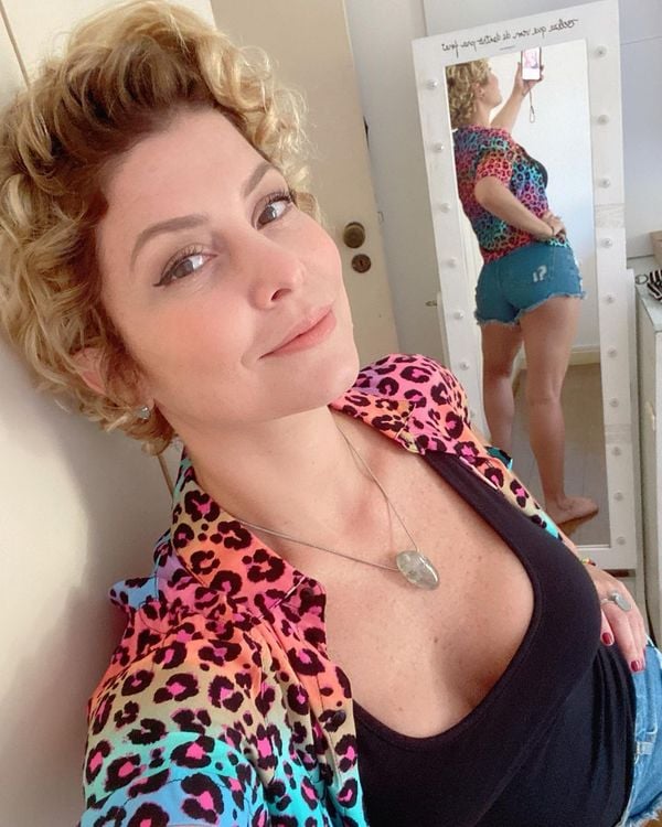 A atriz e ex-paquita Bárbara Borges