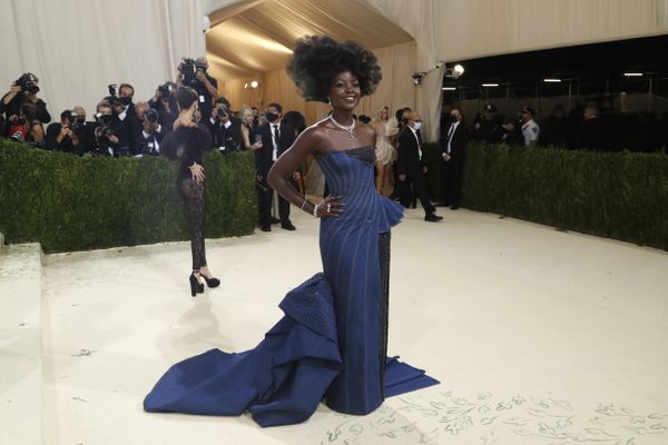 MET Gala 2021: a atriz Lupita Nyong'o por Reuters/Folhapress