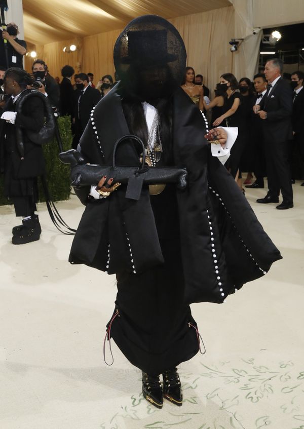 MET Gala 2021: a cantora Erykah Badu por Reuters/Folhapress
