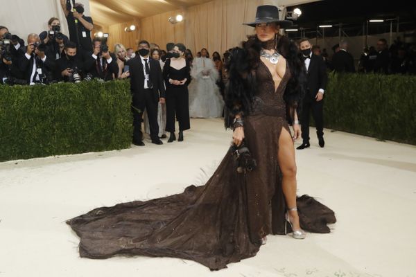MET Gala 2021: a cantora Jennifer Lopez por Reuters/Folhapress