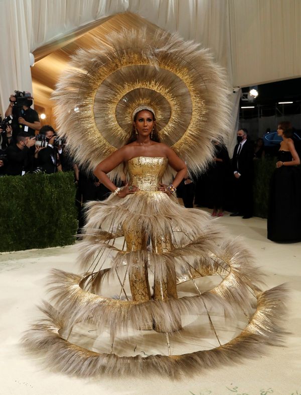 MET Gala 2021: a modelo e atriz Iman por Reuters/Folhapress