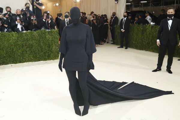 MET Gala 2021: a socialite Kim Kardashian por Reuters/Folhapress