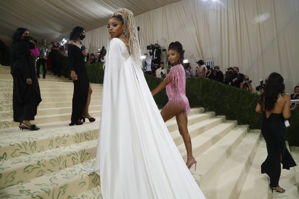 MET Gala 2021: as irmãs e cantoras Halle Bailey and Chloe Bailey por Reuters/Folhapress