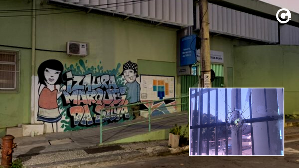 Tiro atingiu uma das janelas da escola em Andorinhas