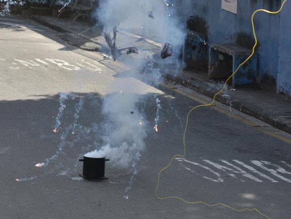 Detonação de artefato em Andorinhas, Vitória por Fernando Madeira