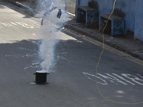 Sequência de imagens mostra momento da explosão de artefato em Andorinhas, em Vitória por Fernando Madeira
