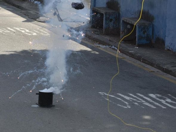Sequência de imagens mostra momento da explosão de artefato em Andorinhas, em Vitória por Fernando Madeira