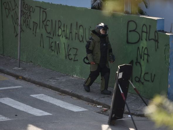 Sequência de imagens mostra momento da explosão de artefato em Andorinhas, em Vitória por Fernando Madeira