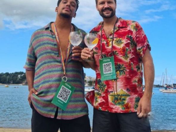 Lucas Martins e André Sopon  por Babado Bar/Divulgação