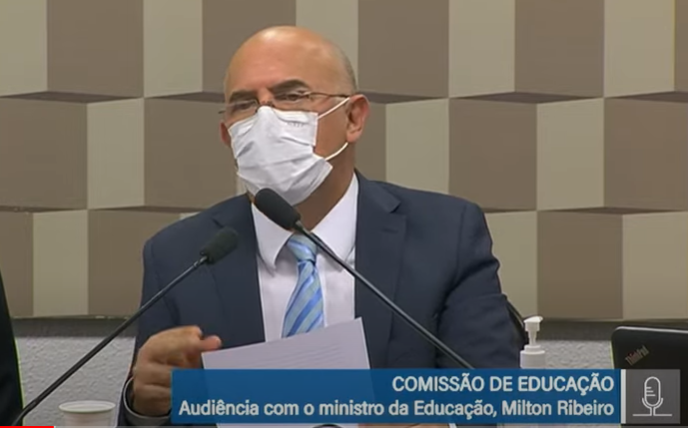Ministro da Educação, Milton Ribeiro prestou esclarecimentos ao Senado