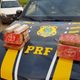 Imagem - Vídeo: PRF apreende pasta base de cocaína escondida em carro no ES