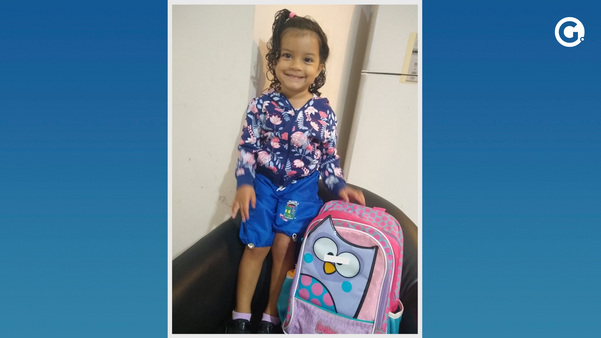 Elena Vieira Fantin, de 2 anos, atropelada em Linhares, Norte do Espírito Santo